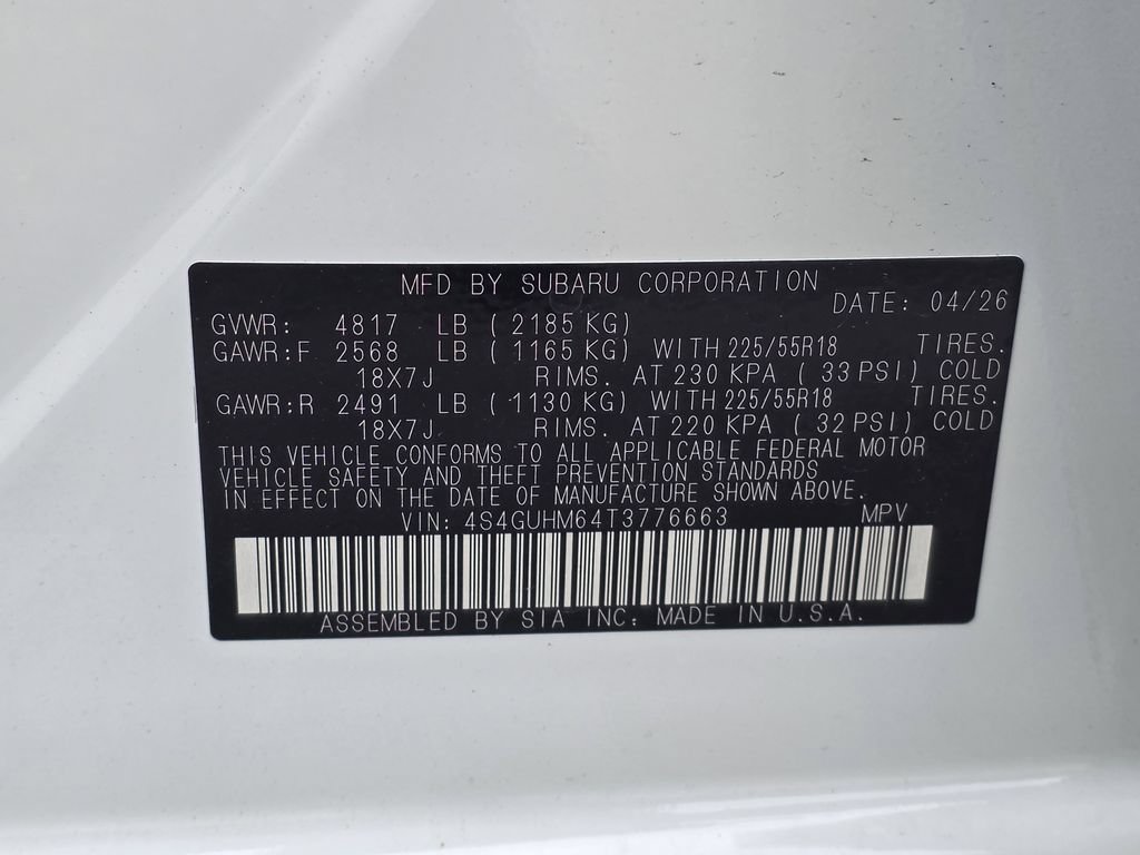 New 2026 Subaru Crosstrek 2.5i Limited AWD/4WD image 31