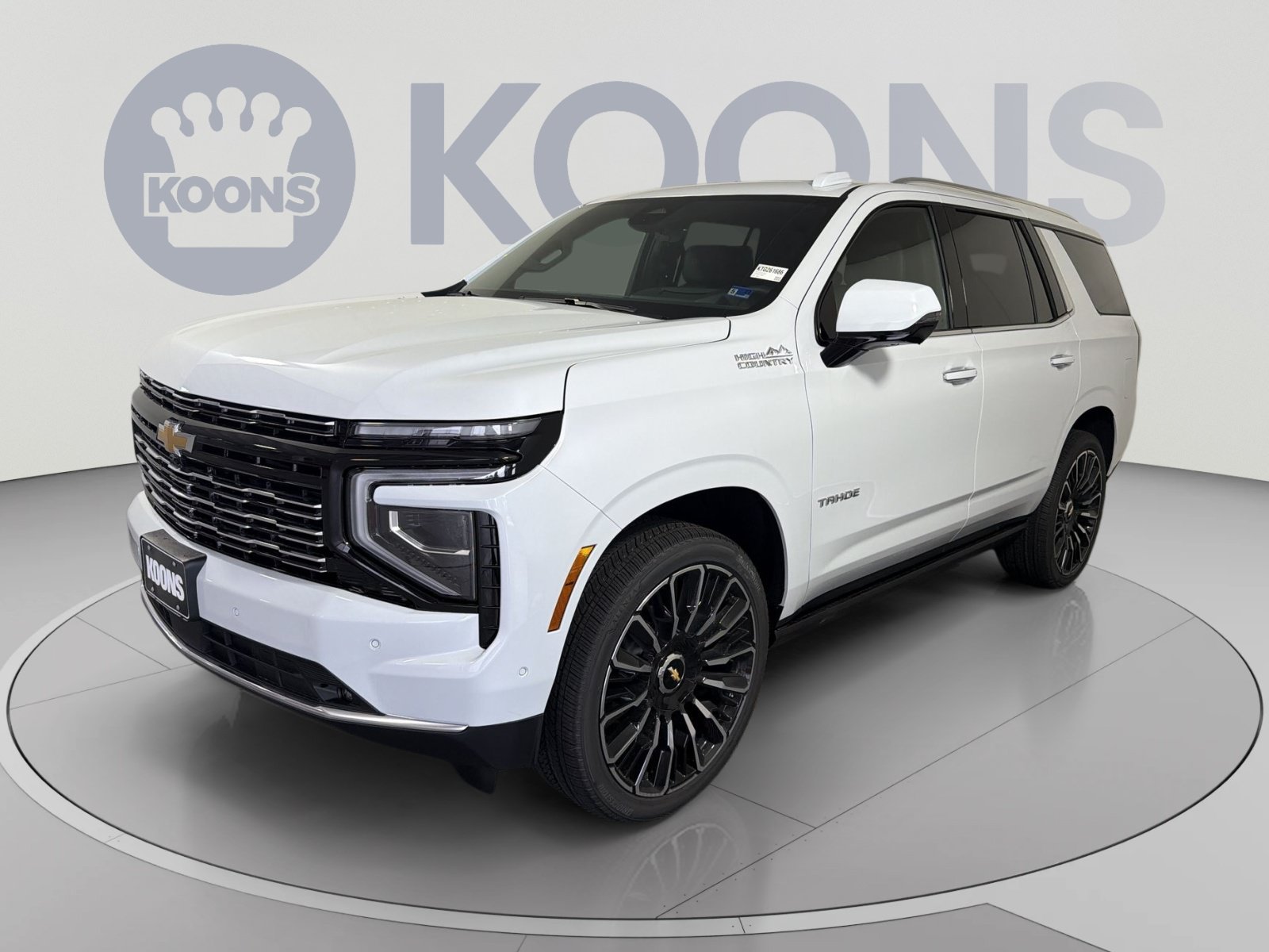 New 2026 Chevrolet Tahoe High Country AWD/4WD image 1