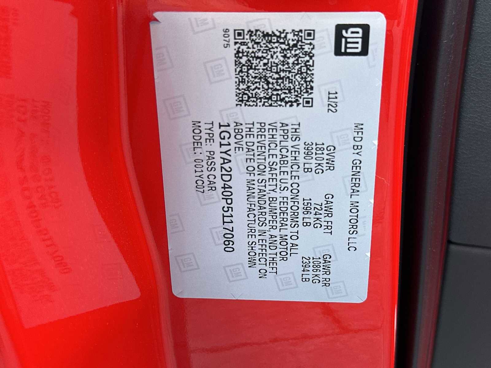 Certified 2023 Chevrolet Corvette Stingray Coupe w/ 1LT RWD image 27