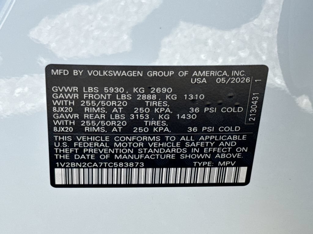 New 2026 Volkswagen Atlas SEL AWD/4WD image 29