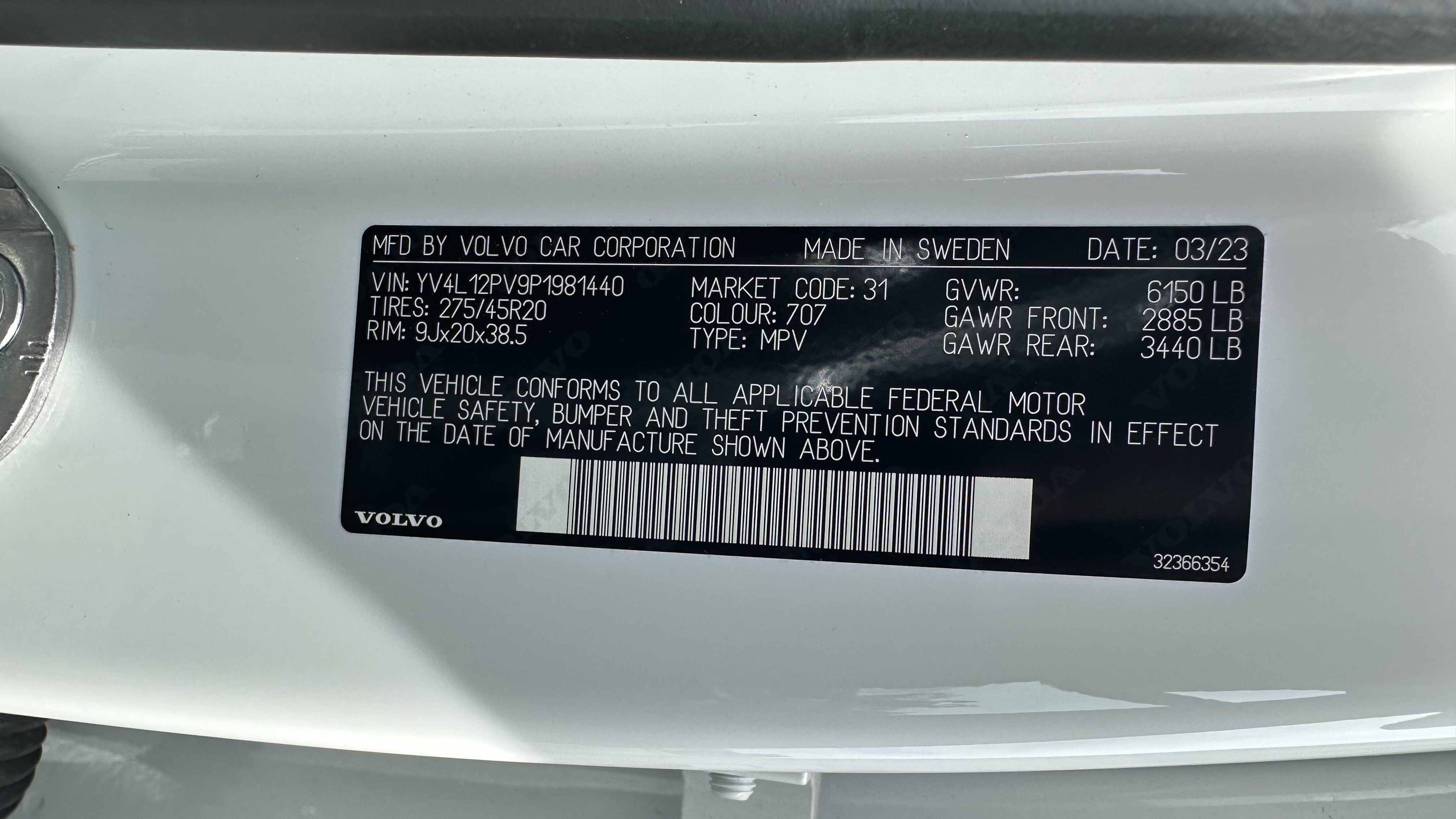 Used 2023 Volvo XC90 B5 Core w/ Protection Package Premier AWD/4WD image 34