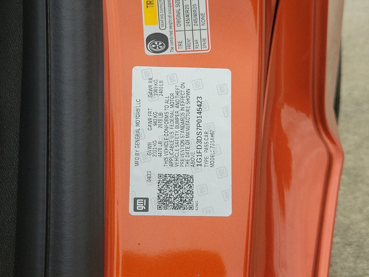Certified 2023 Chevrolet Camaro LT w/ RS Package RWD image 27