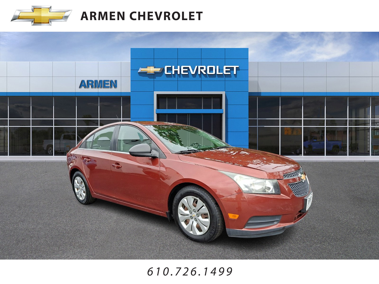 Certified 2012 Chevrolet Cruze LS w/ Connectivity Package FWD image 1