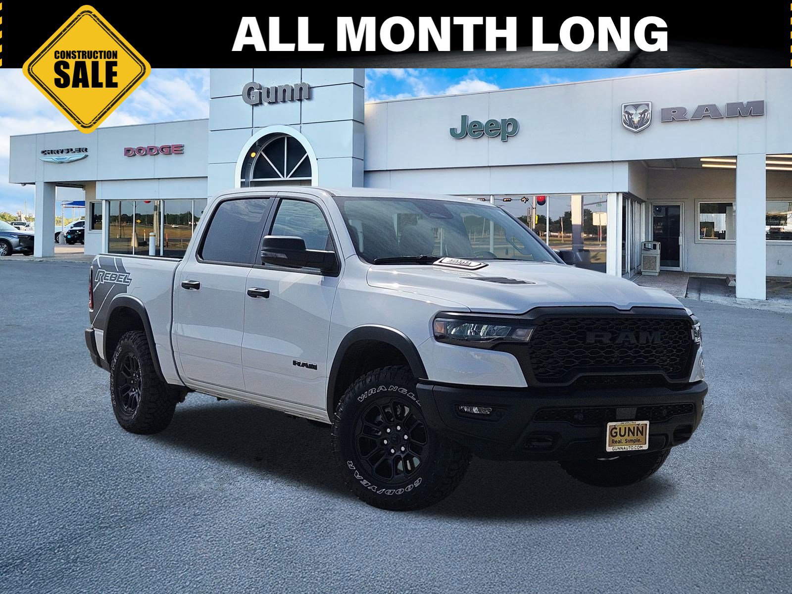 New 2026 RAM 1500 Rebel w/ Bed Utility Group