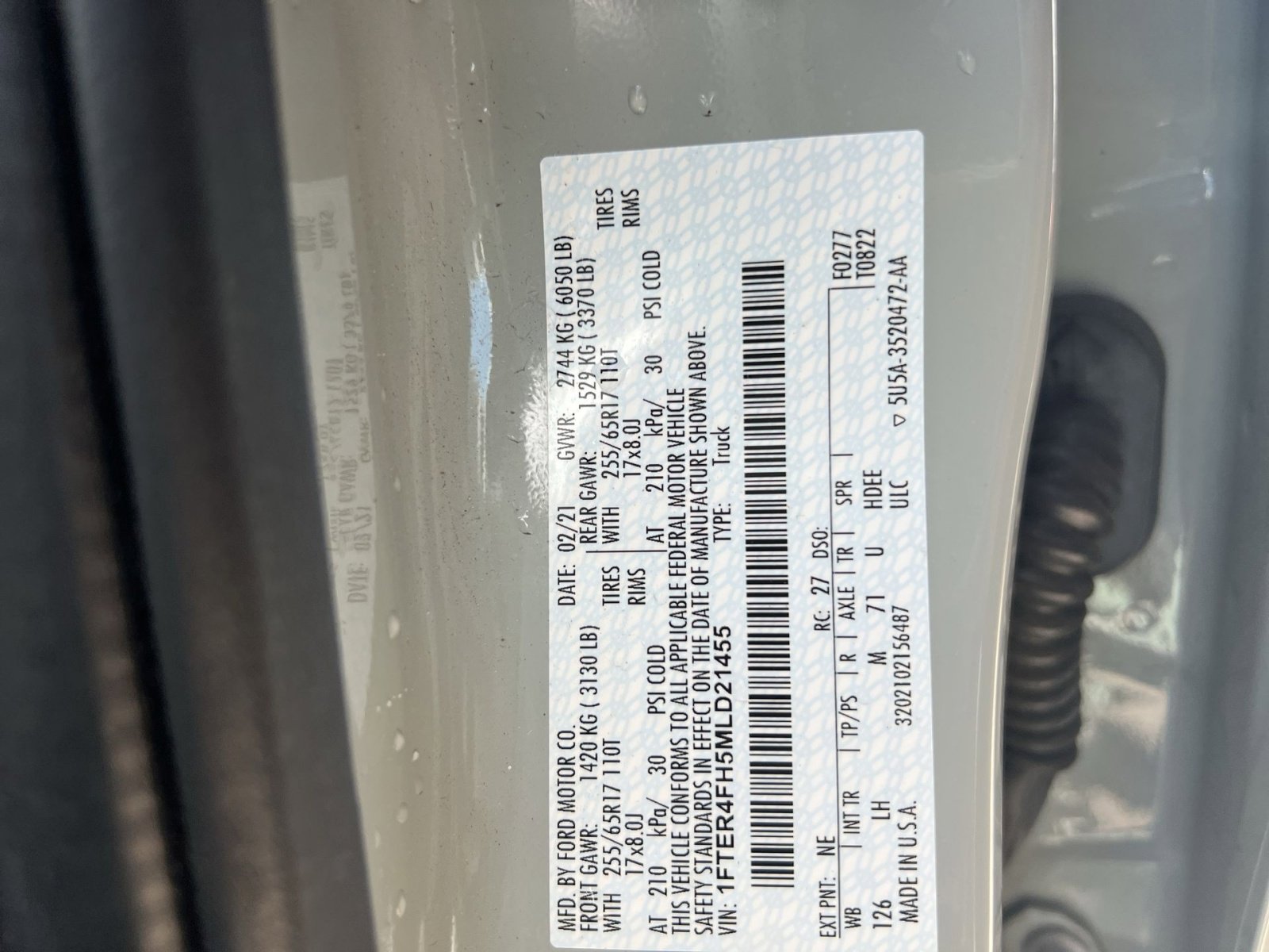 Certified 2021 Ford Ranger XLT w/ Equipment Group 301A Mid image 35