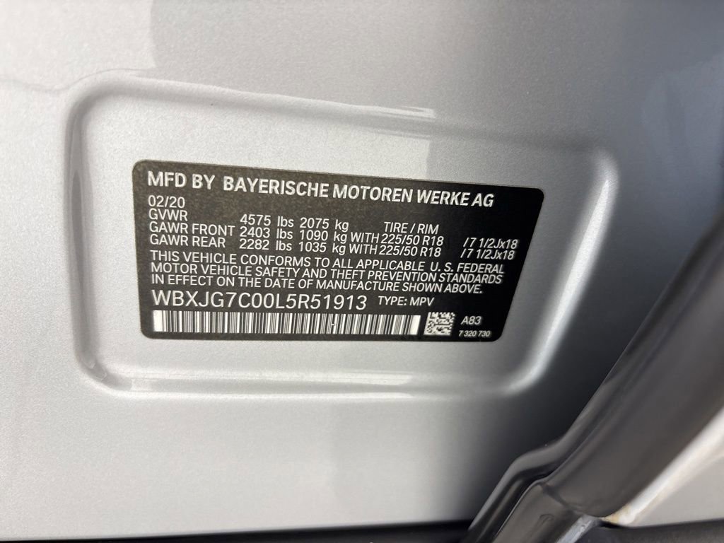 Used 2020 BMW X1 sDrive28i w/ Convenience Package FWD image 10