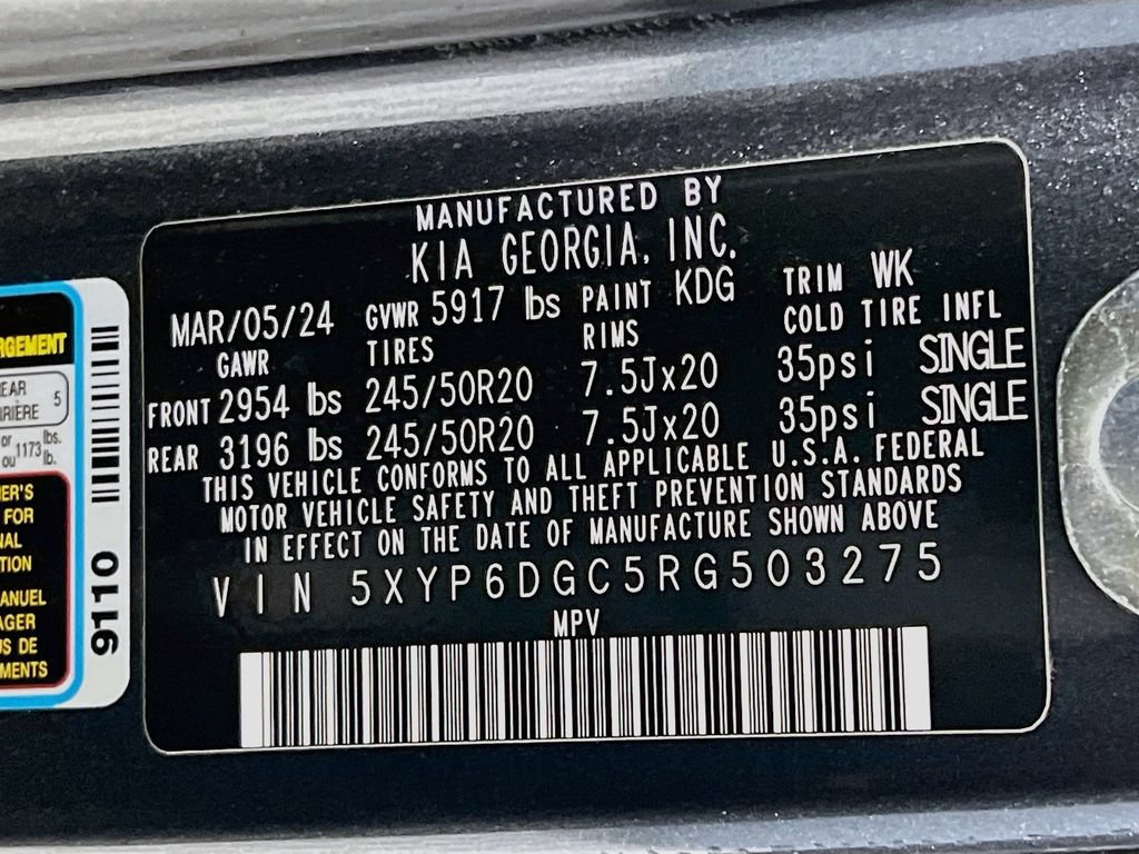 Certified 2024 Kia Telluride S w/ S Sunroof Package AWD/4WD image 14