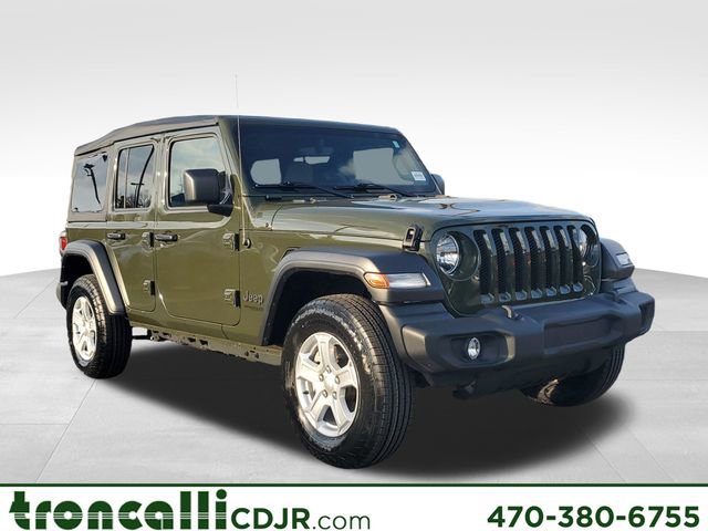 Certified 2022 Jeep Wrangler Unlimited Sport image 1