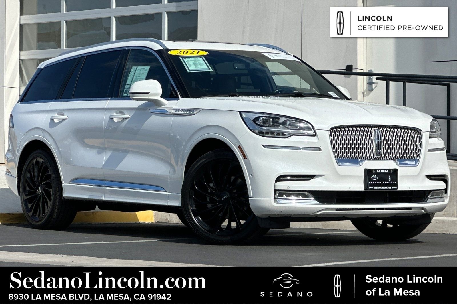 Certified 2021 Lincoln Aviator Reserve w/ Equipment Group 210A