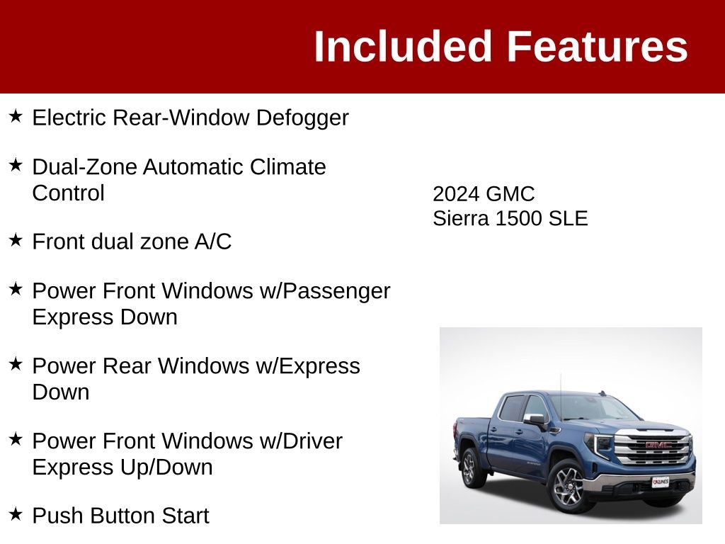 Used 2024 GMC Sierra 1500 SLE AWD/4WD image 4