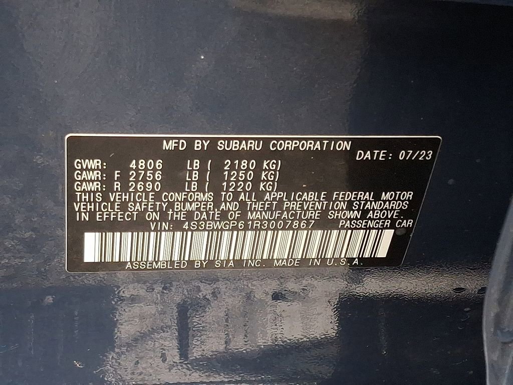 Certified 2024 Subaru Legacy Touring XT image 29