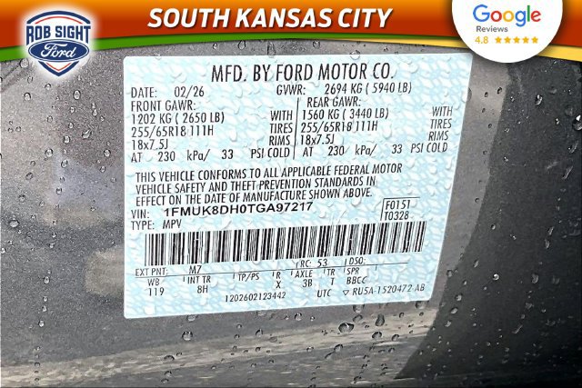 New 2026 Ford Explorer Active AWD/4WD image 8