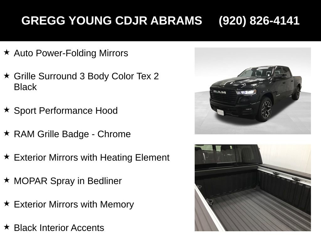 New 2026 RAM 1500 Laramie w/ Sport Appearance Package image 37