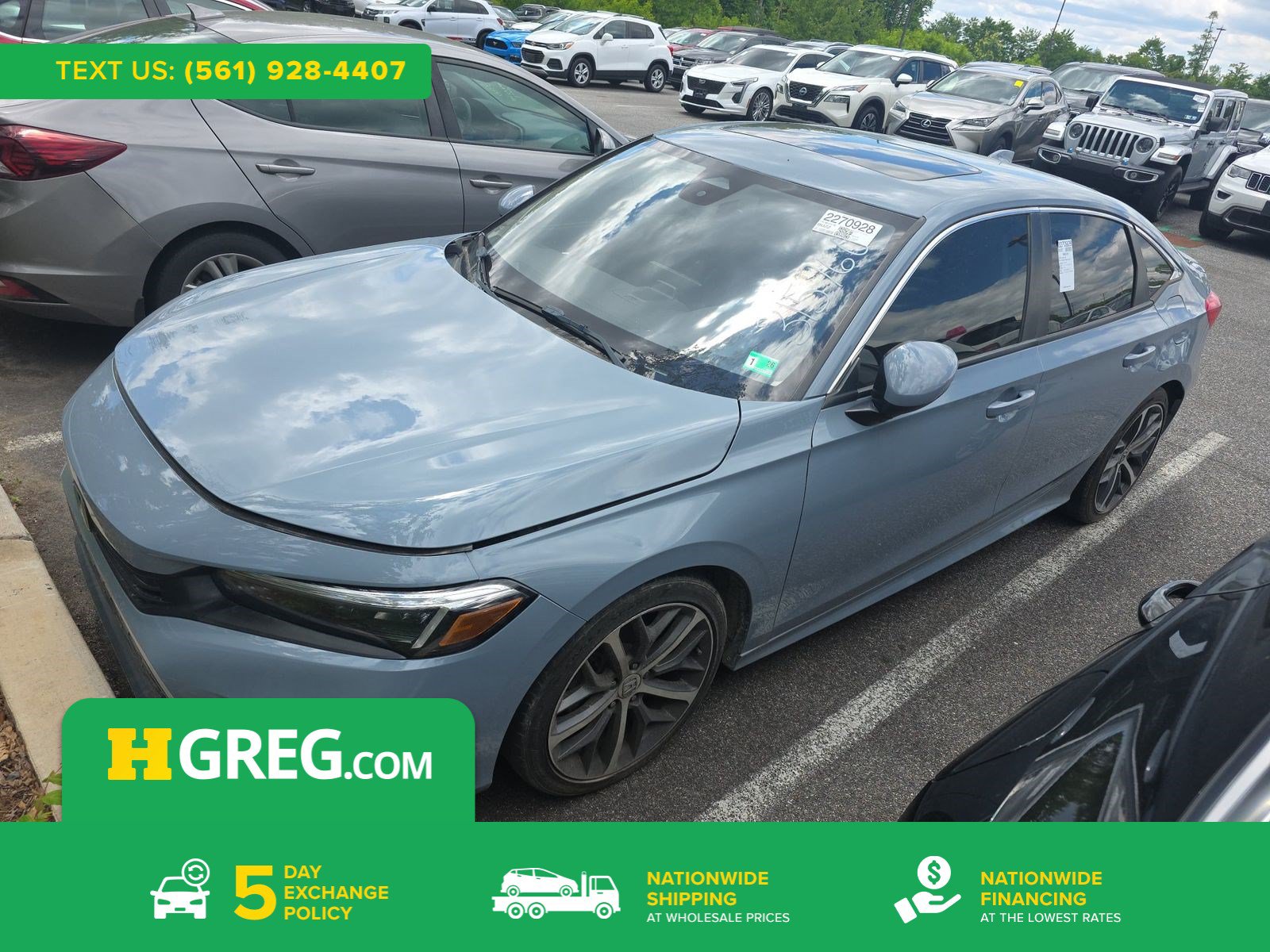 Used 2022 Honda Civic Touring image 1