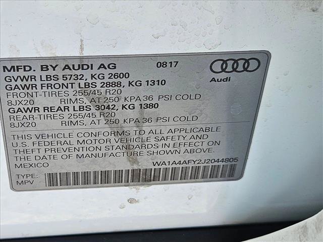 Used 2018 Audi SQ5 Premium Plus AWD/4WD image 26