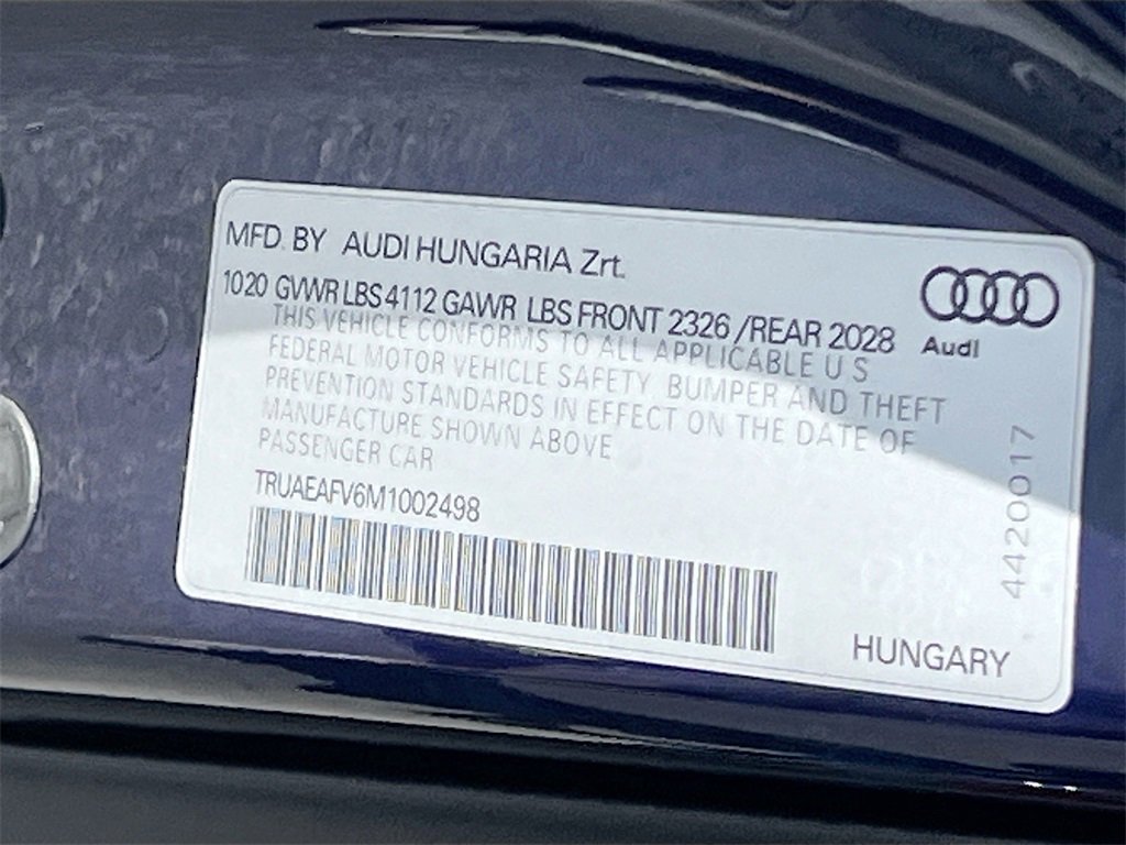 Used 2021 Audi TT 2.0T image 32