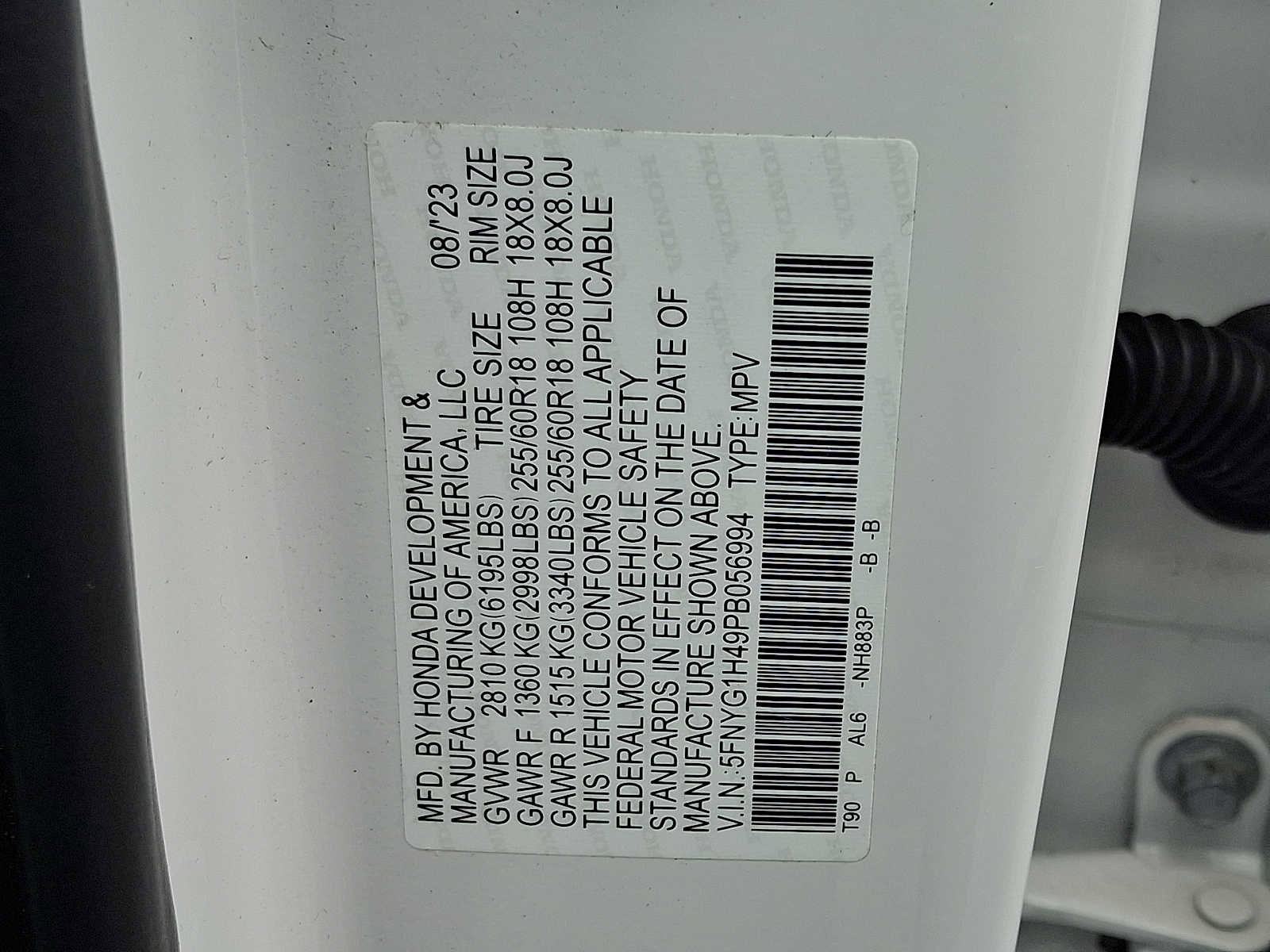 Certified 2023 Honda Pilot EX-L image 27