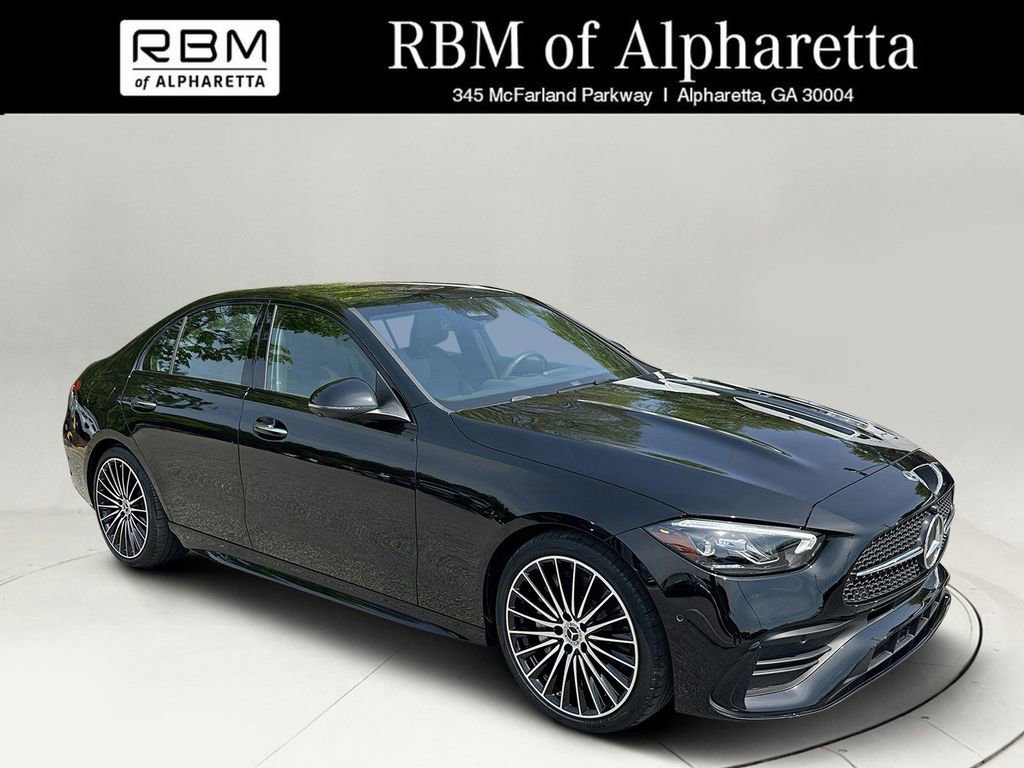 Certified 2024 Mercedes-Benz C 300 Sedan w/ AMG Line w/ Night Package image 1