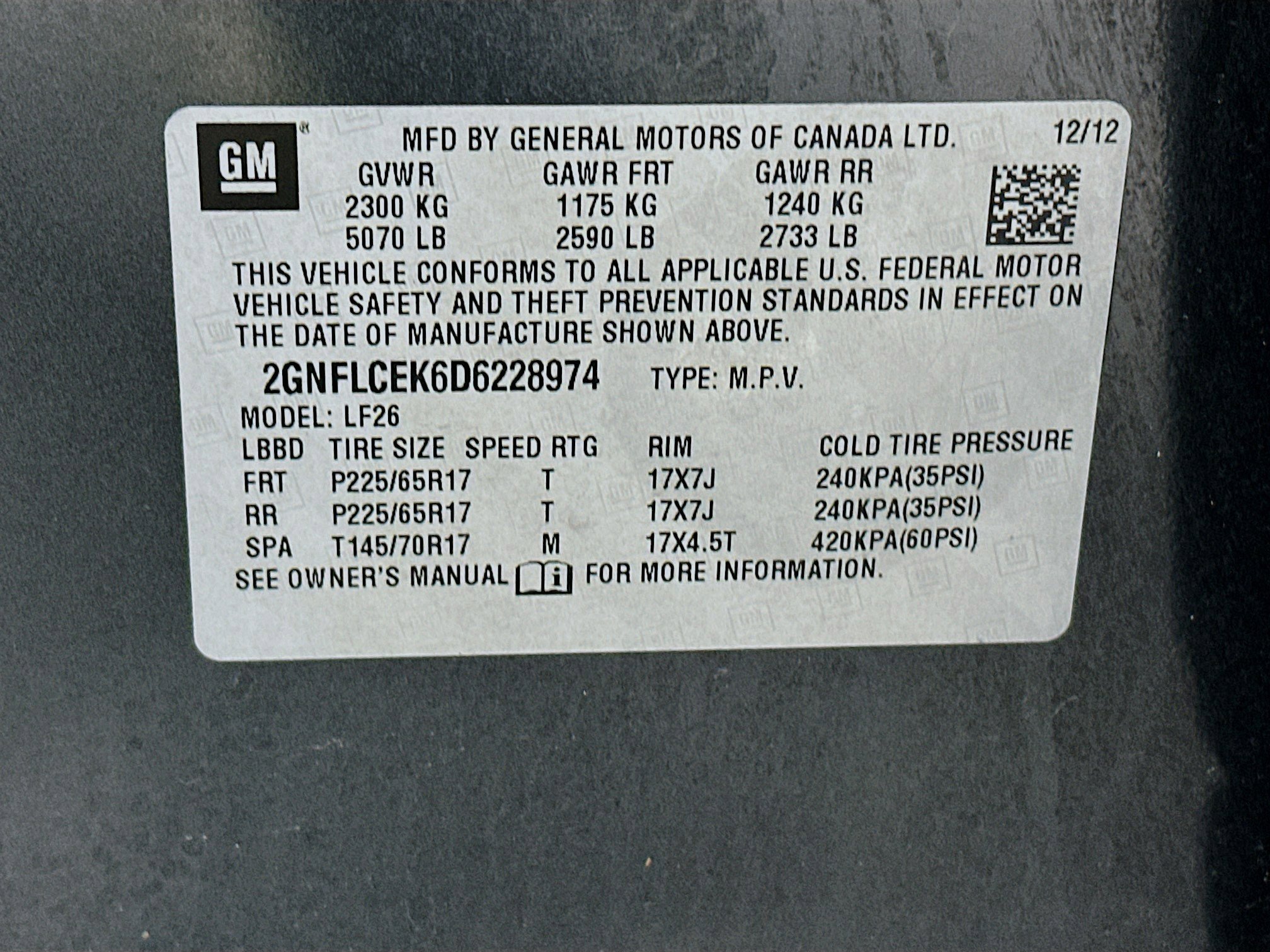 Used 2013 Chevrolet Equinox LS AWD/4WD image 12