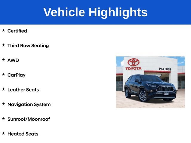 Certified 2025 Toyota Highlander Platinum AWD/4WD image 5