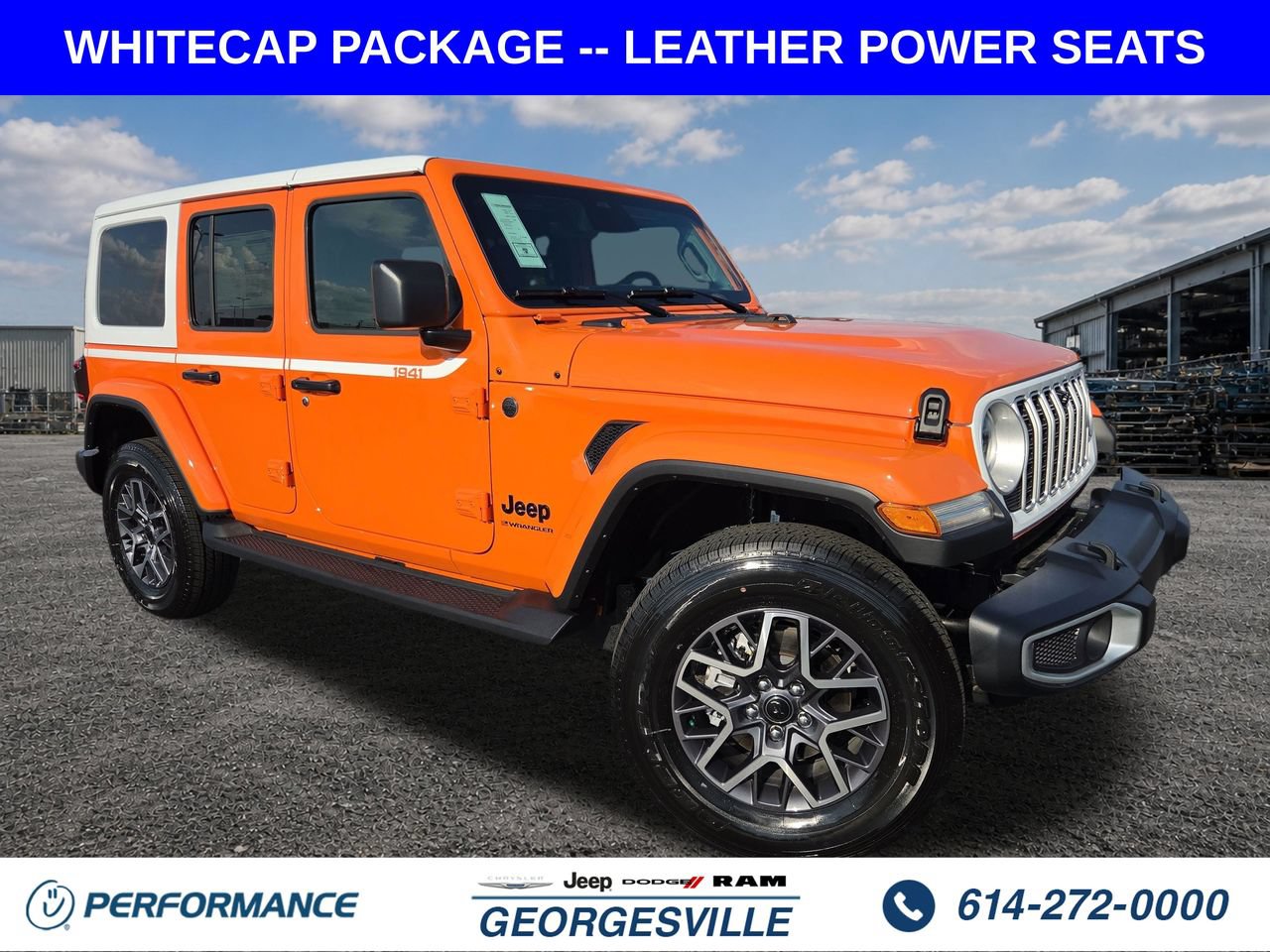 New 2026 Jeep Wrangler Unlimited Sahara w/ Whitecap Package