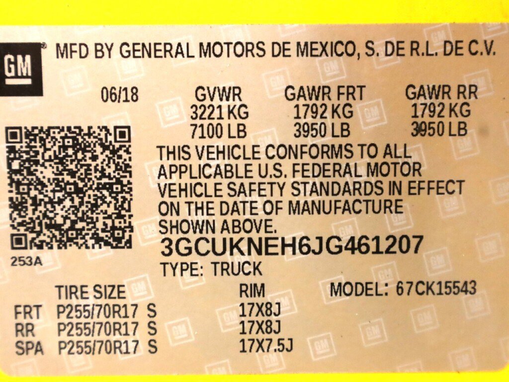 Used 2018 Chevrolet Silverado 1500 W/T w/ Trailering Package AWD/4WD image 39