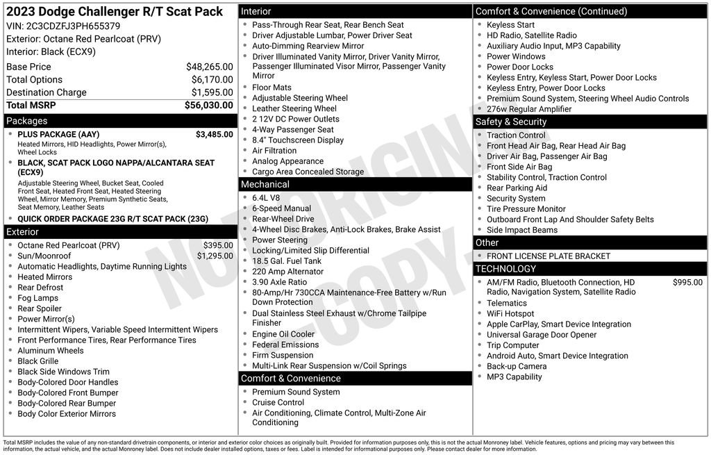 Used 2023 Dodge Challenger R/T Scat Pack w/ Plus Package RWD image 26
