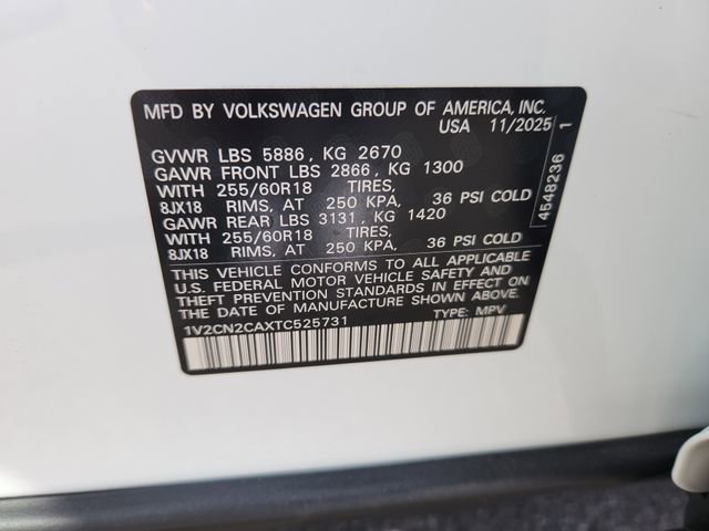 New 2026 Volkswagen Atlas Peak Edition image 11