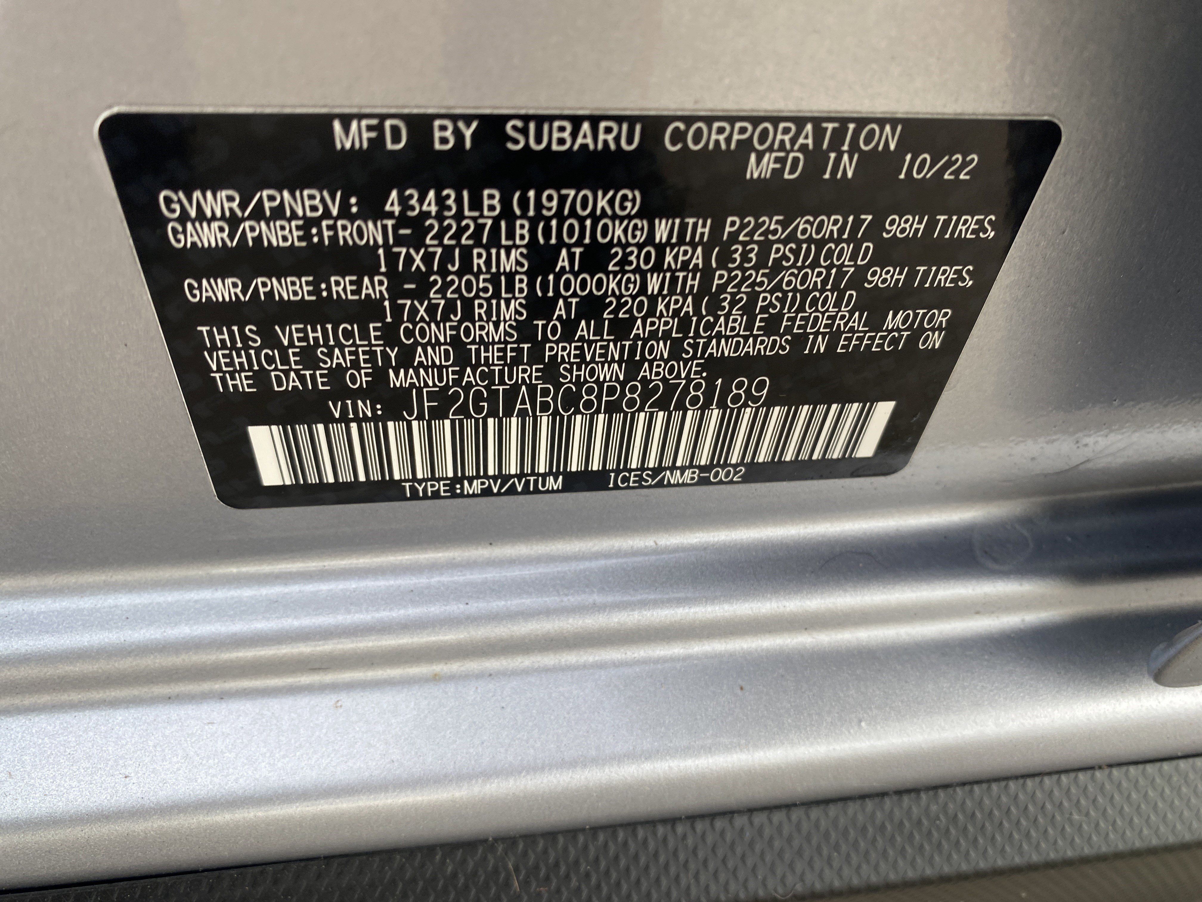 Used 2023 Subaru Crosstrek 2.0i image 27