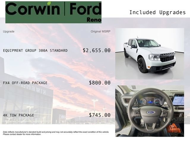 Used 2022 Ford Maverick XLT w/ Equipment Group 300A Standard AWD/4WD image 3