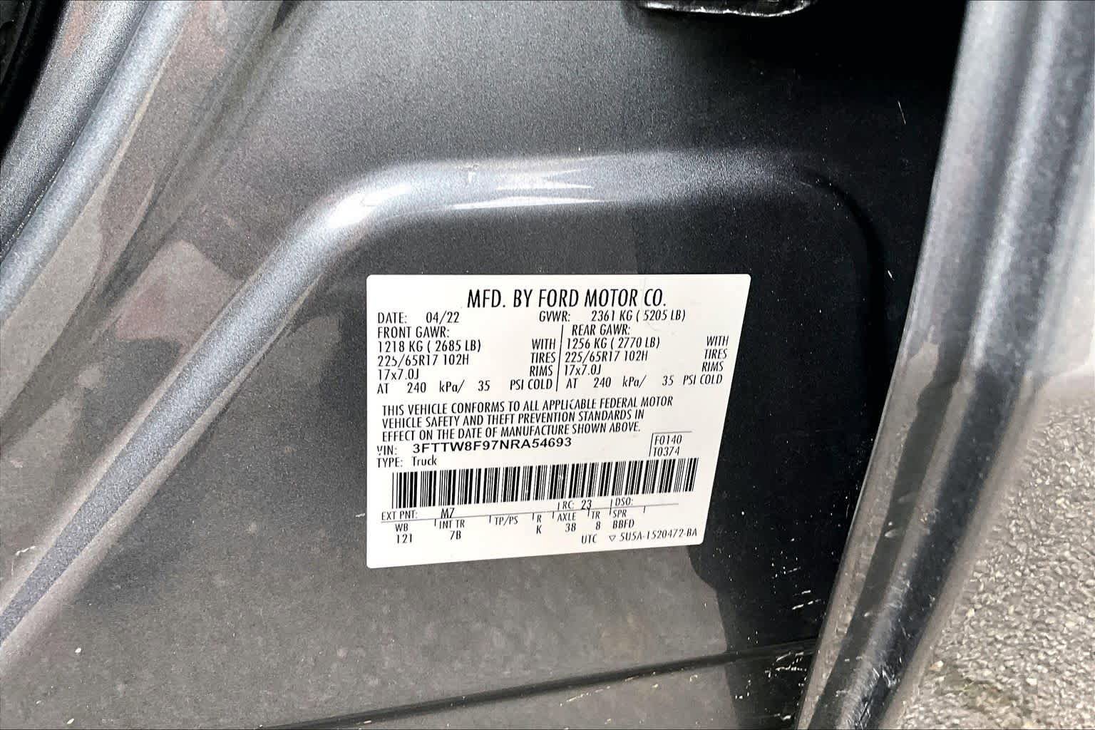 Used 2022 Ford Maverick XLT w/ Equipment Group 300A Standard AWD/4WD image 33