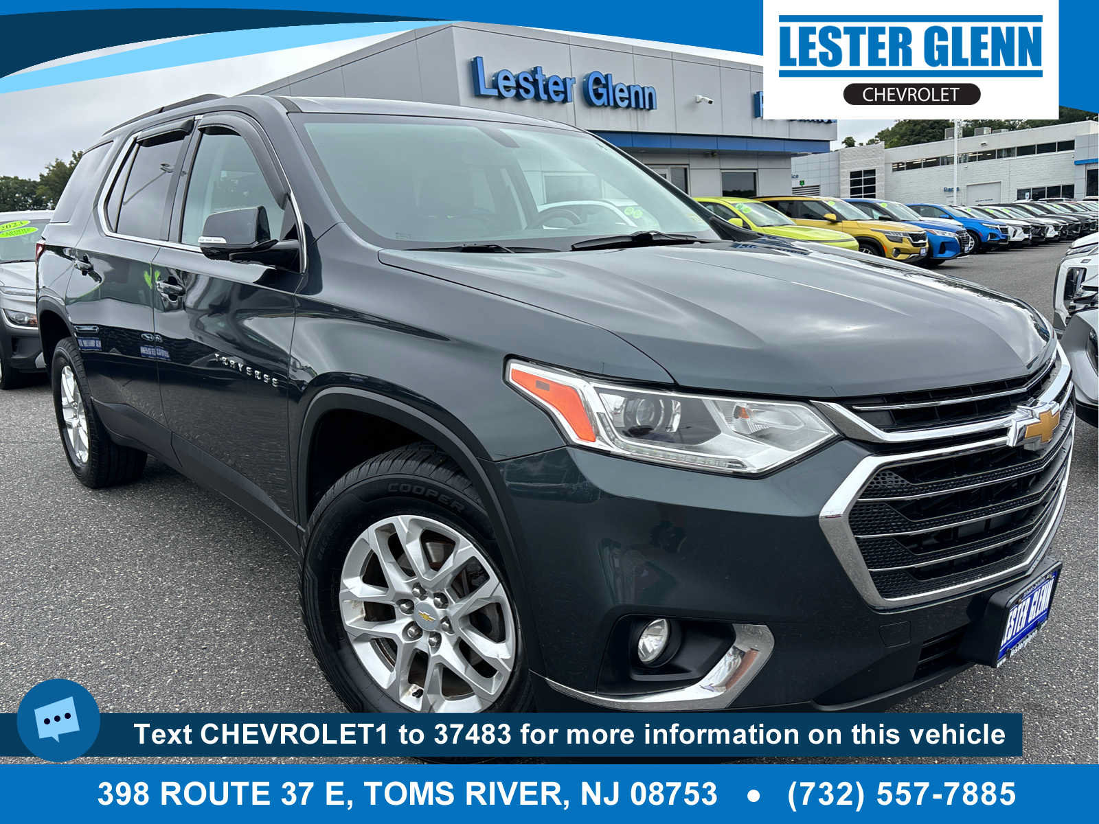 Certified 2019 Chevrolet Traverse LT w/ LPO, Floor Liner Package