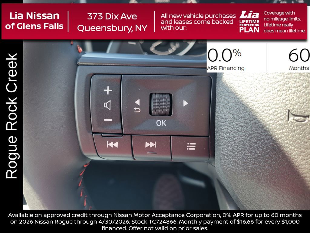 New 2026 Nissan Rogue SV w/ Rock Creek Premium Package image 18