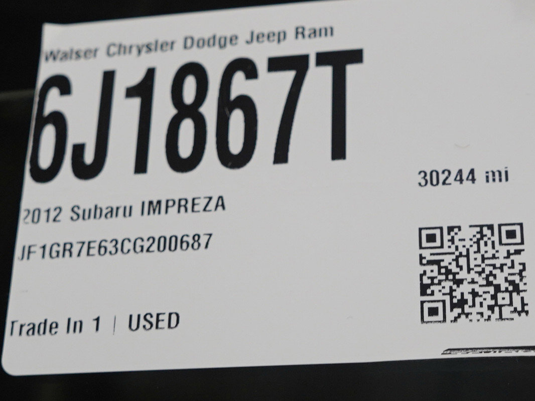 Used 2012 Subaru Impreza WRX Premium w/ Popular Pkg 1 image 28