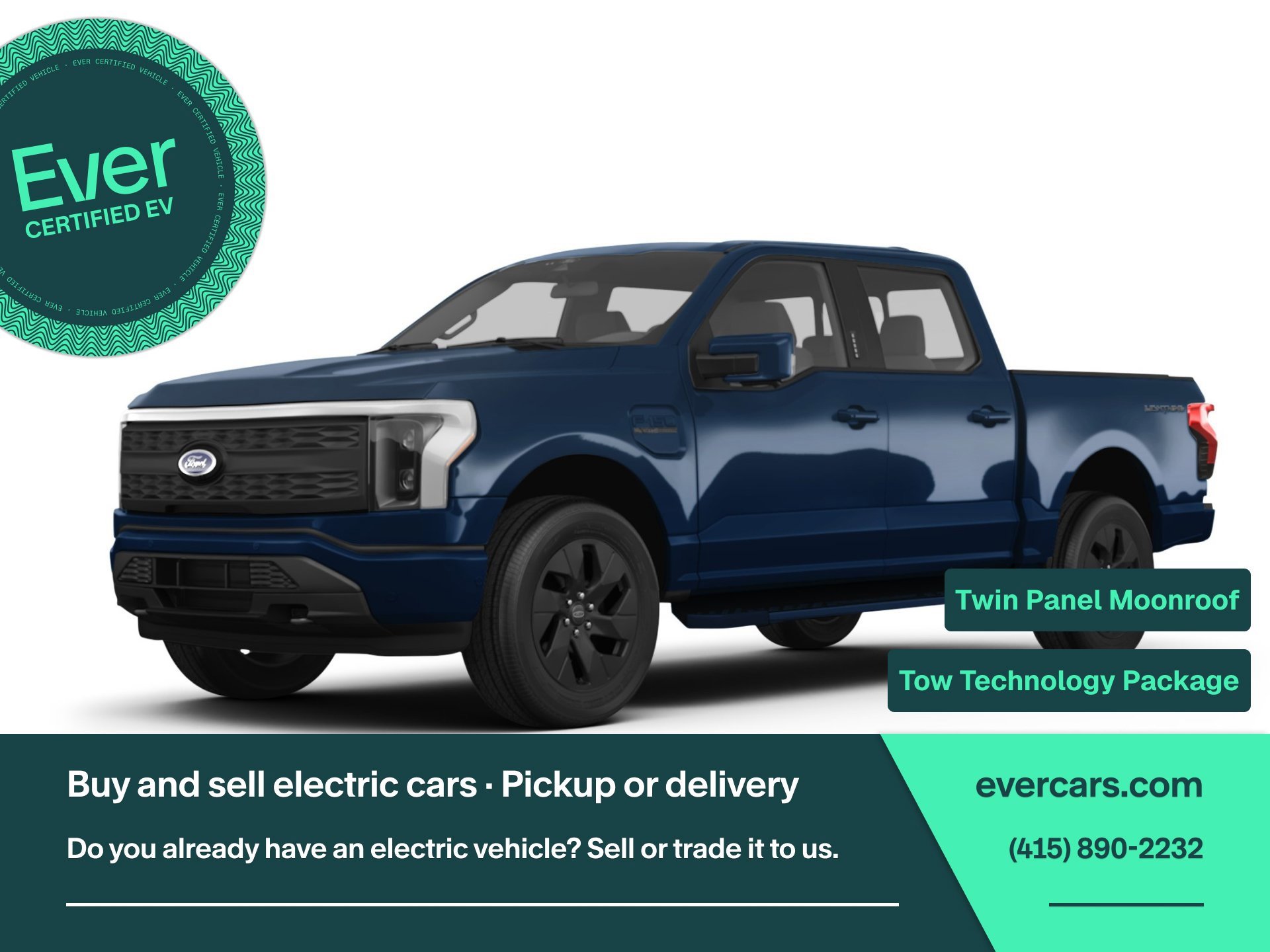 Used 2023 Ford F150 Lightning Lariat w/ Equipment Group 511A High