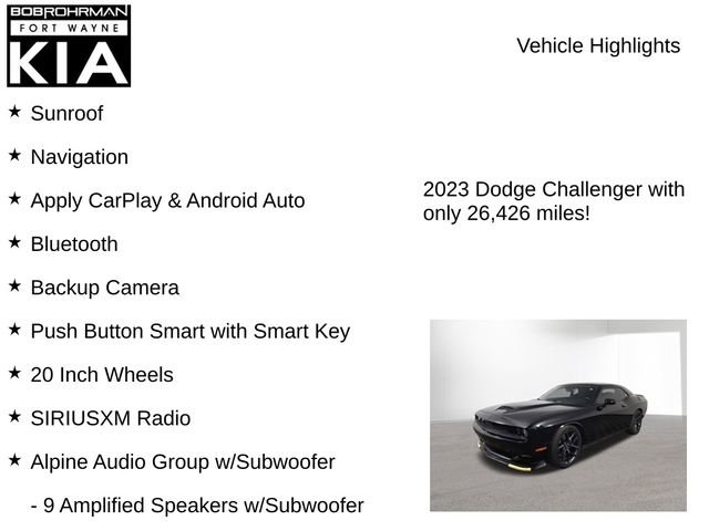 Used 2023 Dodge Challenger GT w/ Blacktop Package image 8