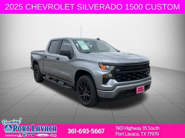 Used 2025 Chevrolet Silverado 1500 Custom w/ Turbomax Blackout Package image 1