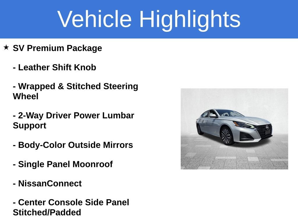 Used 2024 Nissan Altima 2.5 SV w/ SV Premium Package FWD image 5