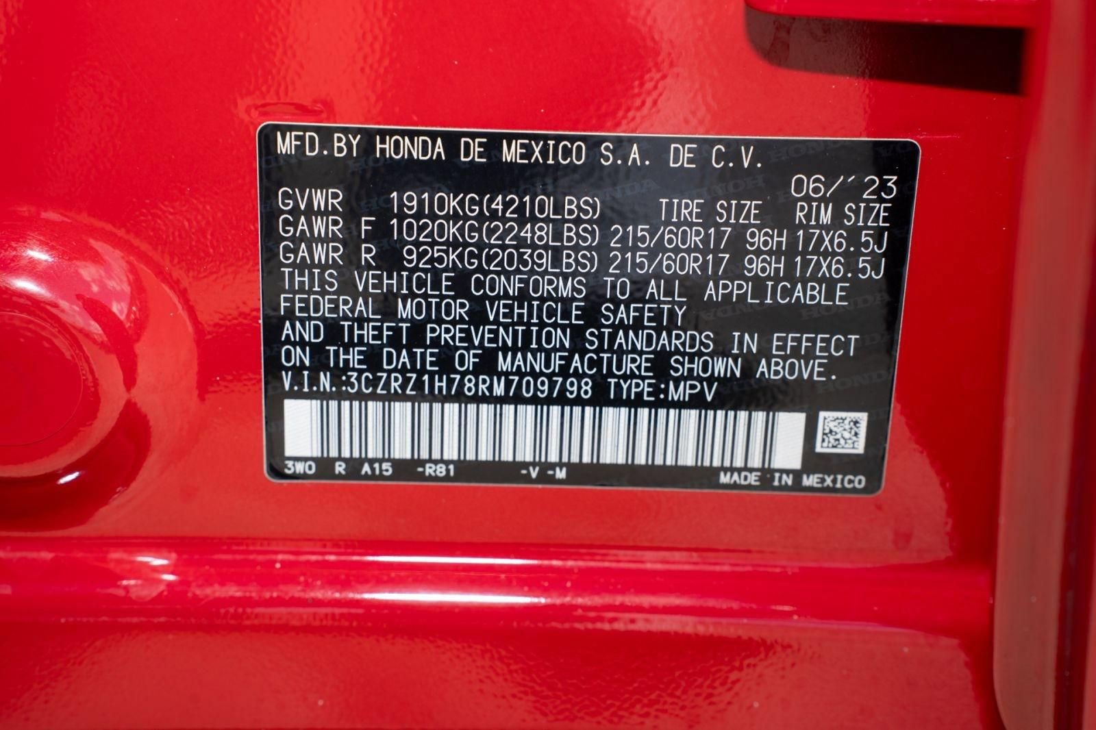 Certified 2024 Honda HR-V EX-L image 37