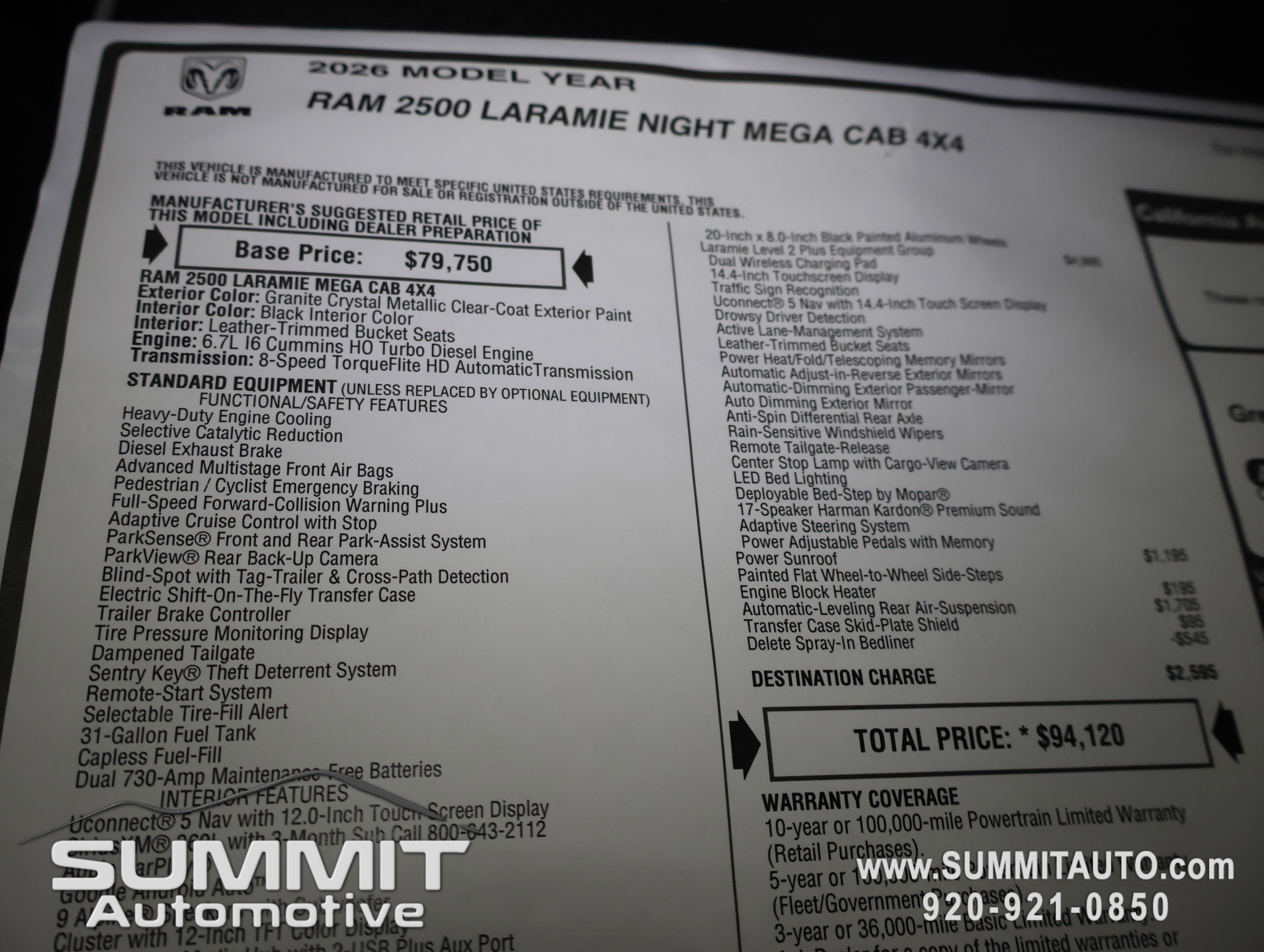 New 2026 RAM 2500 Laramie image 43