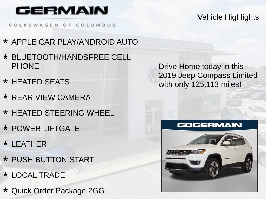 Used 2019 Jeep Compass Limited AWD/4WD image 6