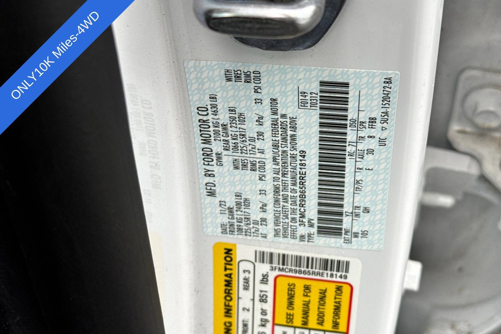 Certified 2024 Ford Bronco Sport Big Bend image 29