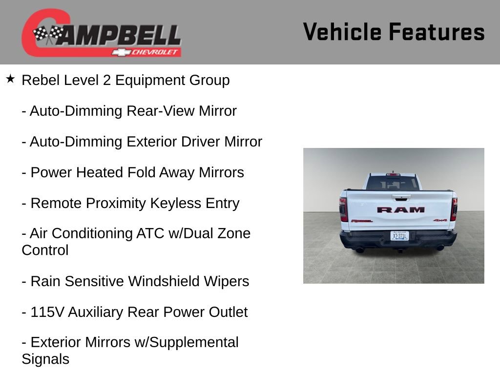 Used 2019 RAM 1500 Rebel w/ Level 2 Equipment Group image 10