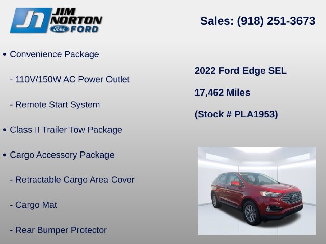 Certified 2022 Ford Edge SEL w/ Convenience Package AWD/4WD image 14