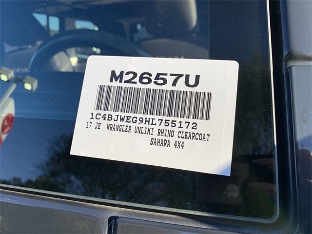 Used 2017 Jeep Wrangler Unlimited Sahara w/ Connectivity Group image 35