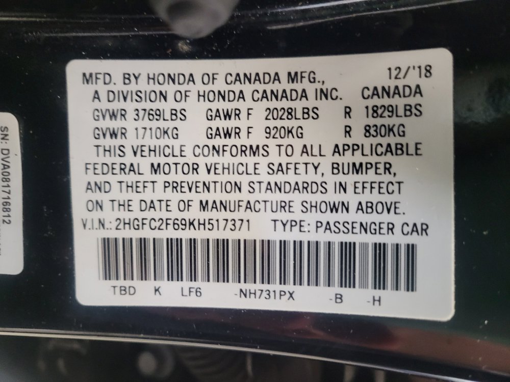 Used 2019 Honda Civic LX image 33