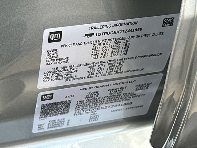 New 2026 GMC Sierra 1500 Elevation w/ Elevation Select Package AWD/4WD image 34