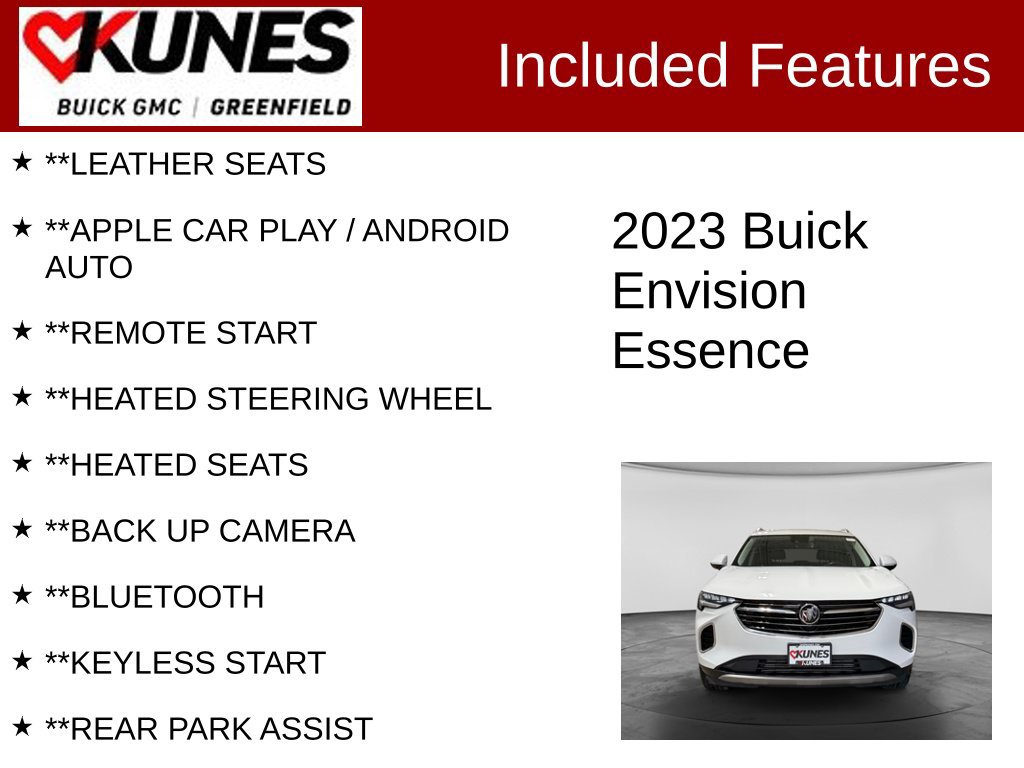 Used 2023 Buick Envision Essence FWD image 2