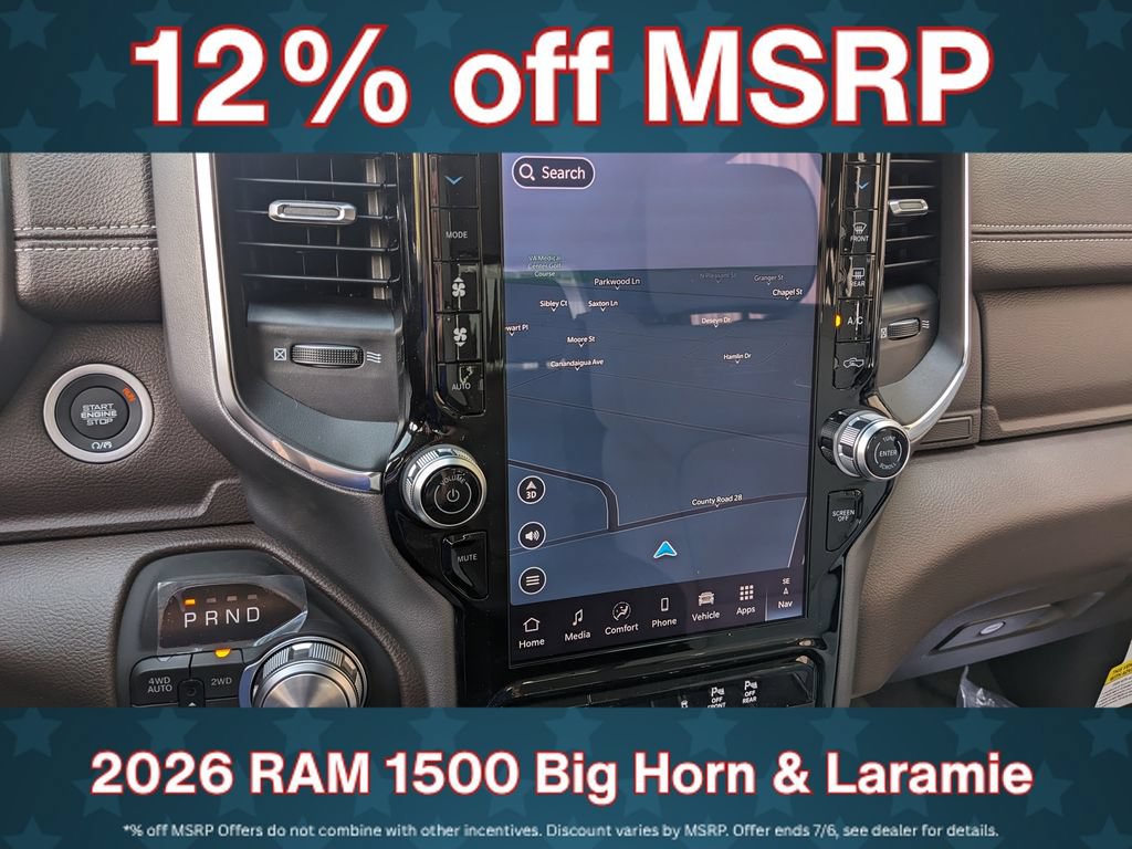 New 2026 RAM 1500 Laramie AWD/4WD image 36