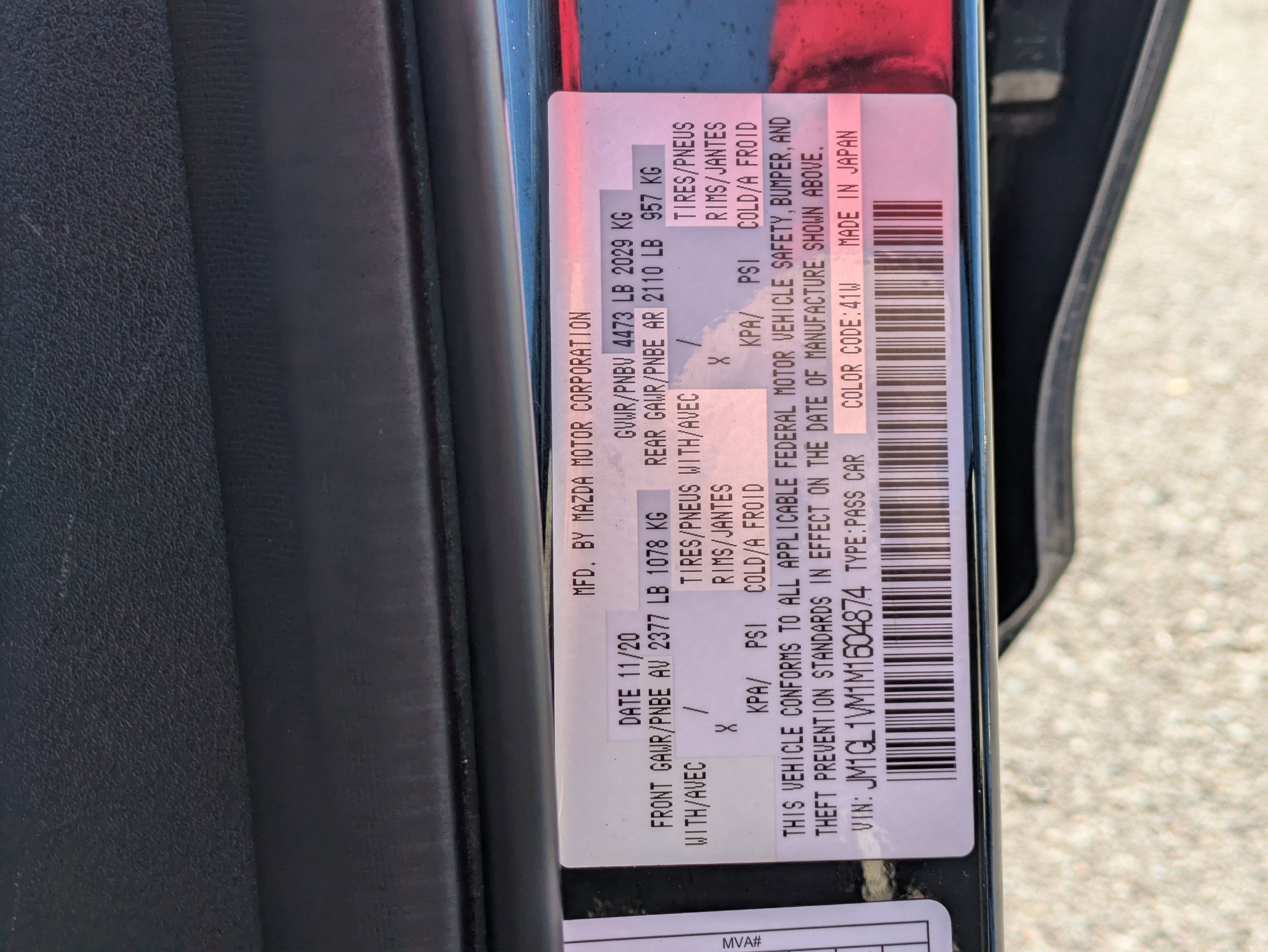 Used 2021 MAZDA MAZDA6 Touring image 31